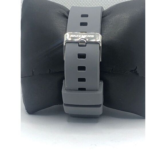 Skechers SR5011 Men's Grey Silicone Analog Grey Dial Quartz Genuine Watch OP158 - Picture 4 of 9